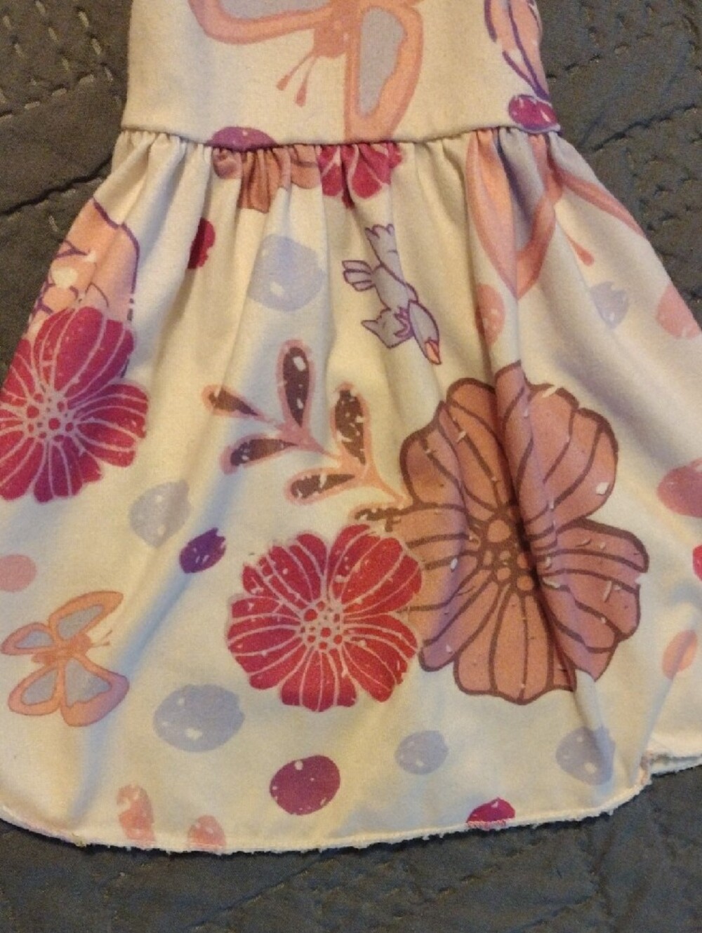 Girls Winnie The Pooh (Piglet) Floral Character Matching Set With Bell Bottoms - Picture 8 of 13